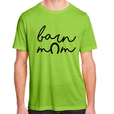 Barn Mom Horse Mama Equestrian Mother Horseback Riding Cool Gift Adult ChromaSoft Performance T-Shirt