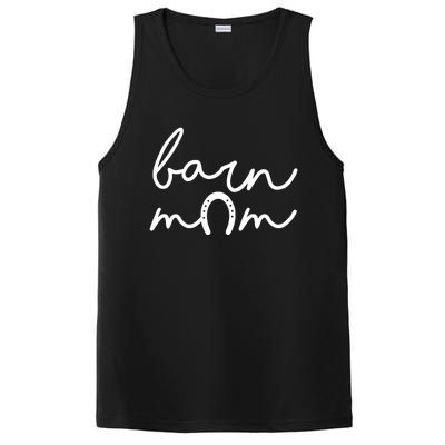 Barn Mom Horse Mama Equestrian Mother Horseback Riding Cool Gift PosiCharge Competitor Tank