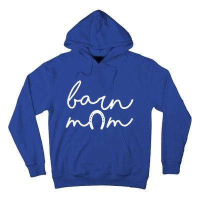 Barn Mom Horse Mama Equestrian Mother Horseback Riding Cool Gift Tall Hoodie