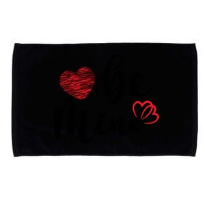 Be Mine Heart Cute Valentines Day Microfiber Hand Towel