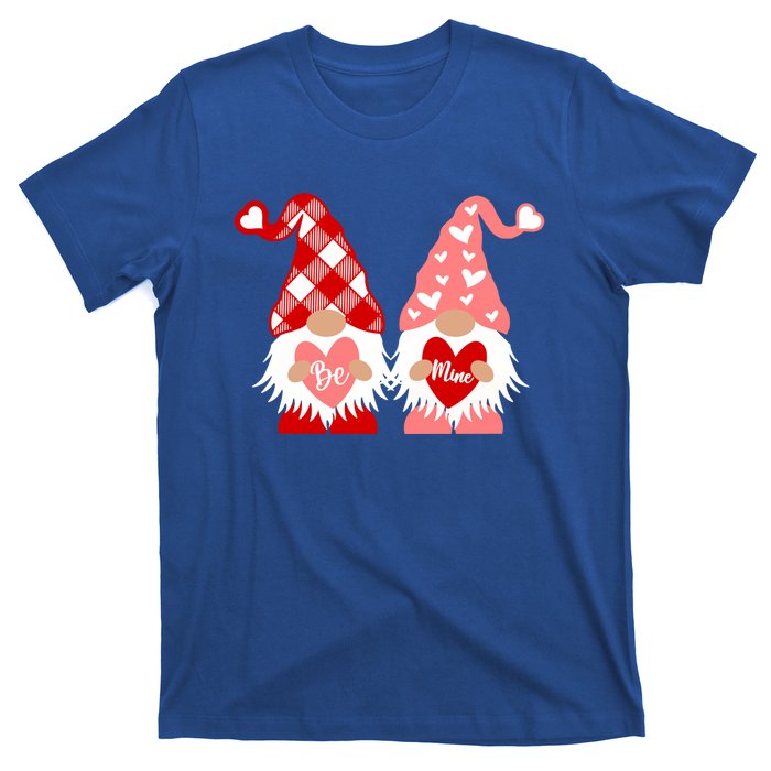 Be Mine Hearts Valentines Day Gnomes Gift T-Shirt