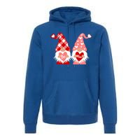 Be Mine Hearts Valentines Day Gnomes Gift Premium Hoodie