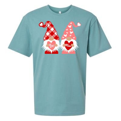 Be Mine Hearts Valentines Day Gnomes Gift Sueded Cloud Jersey T-Shirt