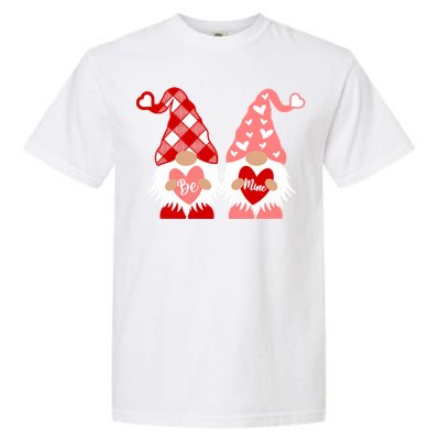 Be Mine Hearts Valentines Day Gnomes Gift Garment-Dyed Heavyweight T-Shirt