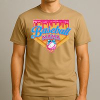 Baseball Mama Home Plate Ice Cream Dripping With Sprinkles T-Shirt