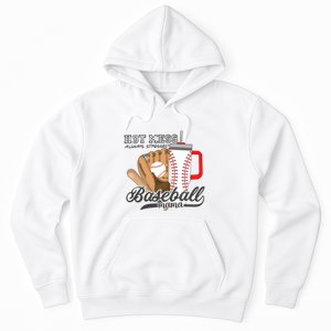 Baseball Mama Hot Mess Always Stressed Game Day Hoodie