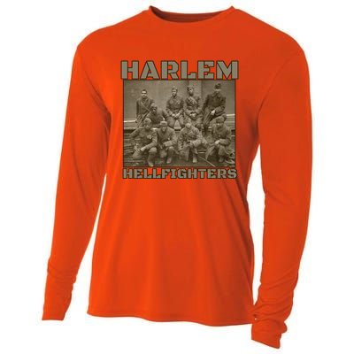 Black Military History Usa Black History Harlem Hellfighters Great Gift Cooling Performance Long Sleeve Crew