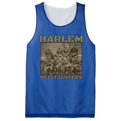 Black Military History Usa Black History Harlem Hellfighters Great Gift Mesh Reversible Basketball Jersey Tank