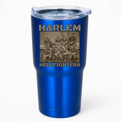 Black Military History Usa Black History Harlem Hellfighters Great Gift Tumbler