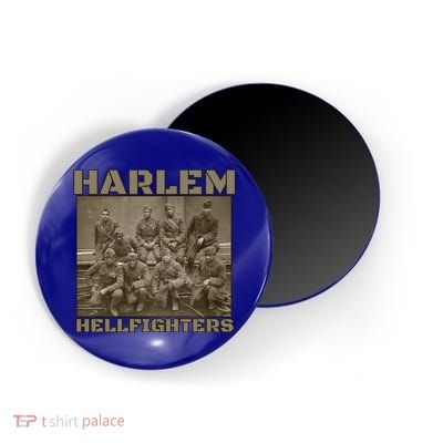Black Military History Usa Black History Harlem Hellfighters Great Gift Magnet