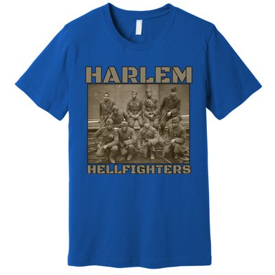 Black Military History Usa Black History Harlem Hellfighters Great Gift Premium T-Shirt