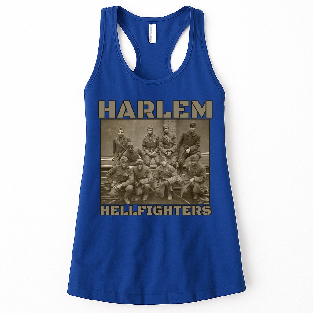 Black Military History Usa Black History Harlem Hellfighters Great Gift Womens Tank Top