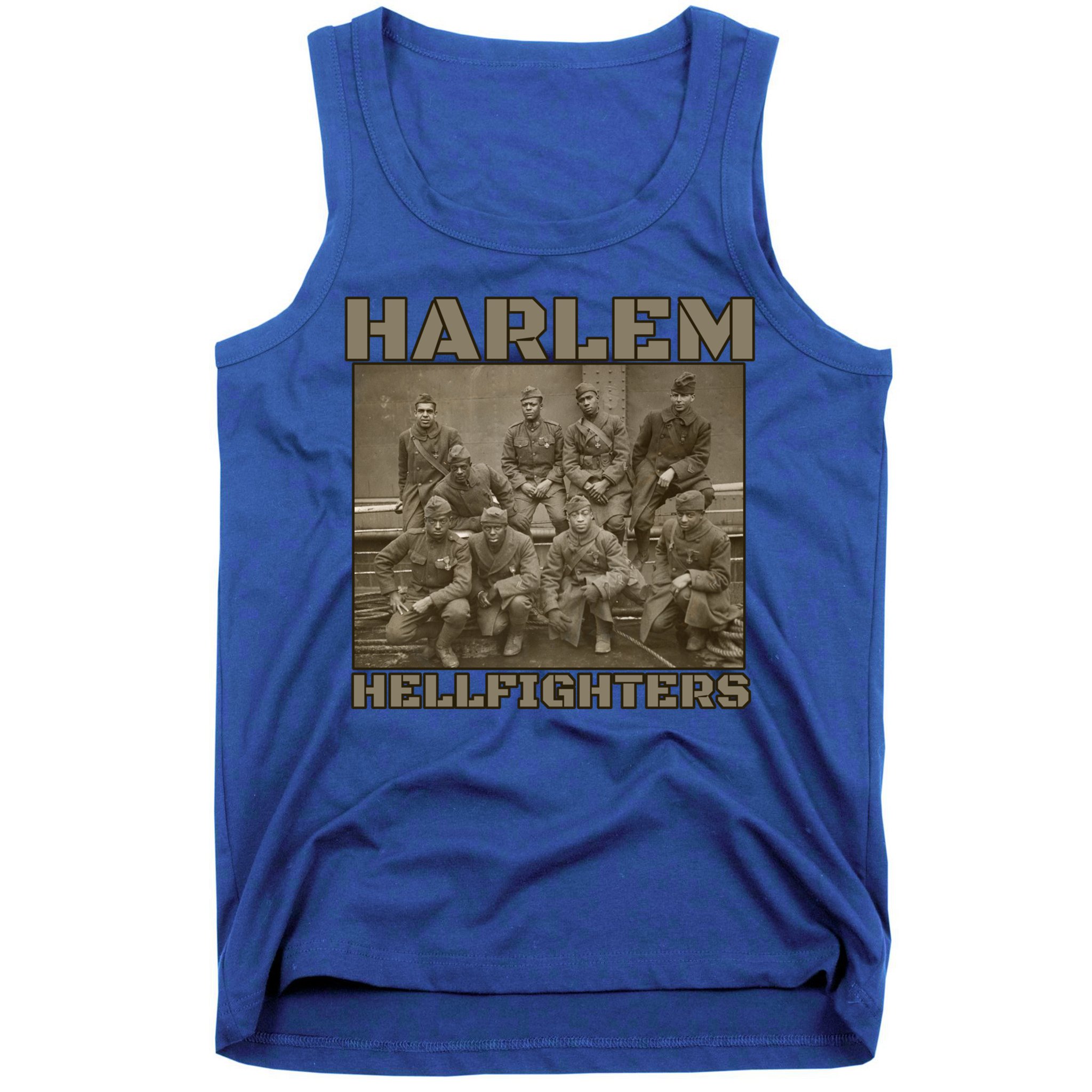 Black Military History Usa Black History Harlem Hellfighters Great Gift Tank Top