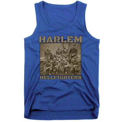 Black Military History Usa Black History Harlem Hellfighters Great Gift Tank Top