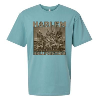 Black Military History Usa Black History Harlem Hellfighters Great Gift Sueded Cloud Jersey T-Shirt