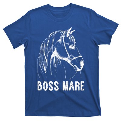 Boss Mare Horseback Riding Equestrians Horse Gift T-Shirt