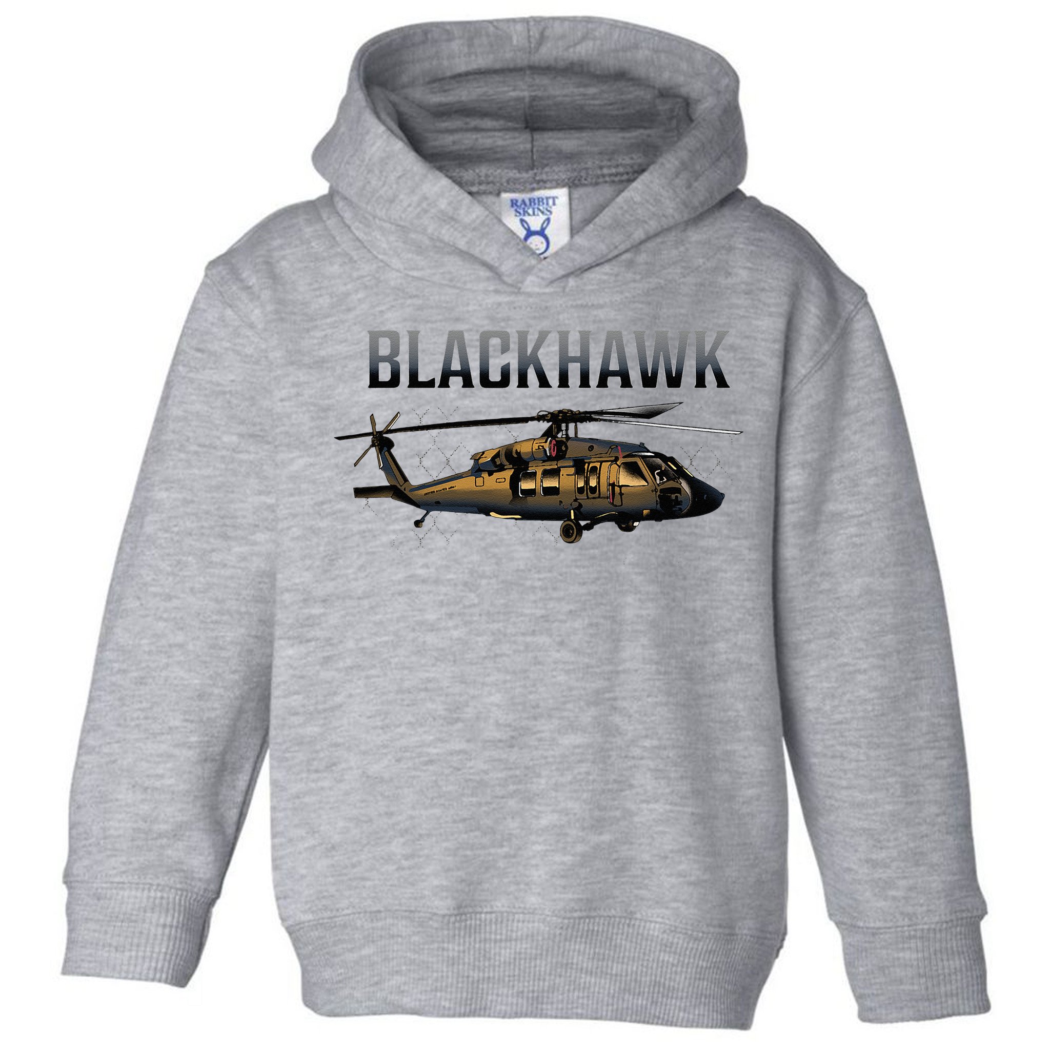 Blackhawk Military Helicopter Toddler Hoodie