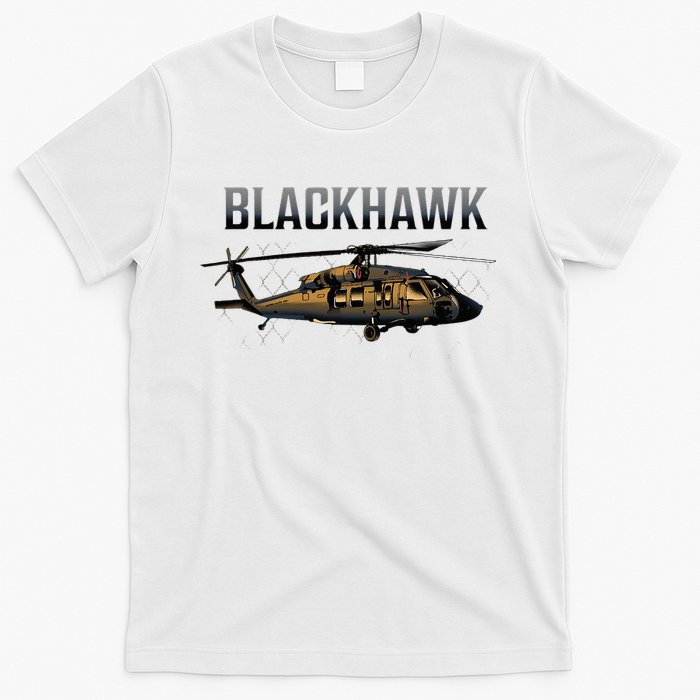 Blackhawk Military Helicopter T-Shirt