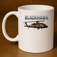 Blackhawk Military Helicopter 11oz C Handle Ceramic Mug