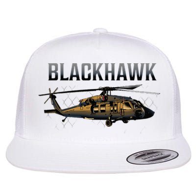Blackhawk Military Helicopter Flatbill Hat