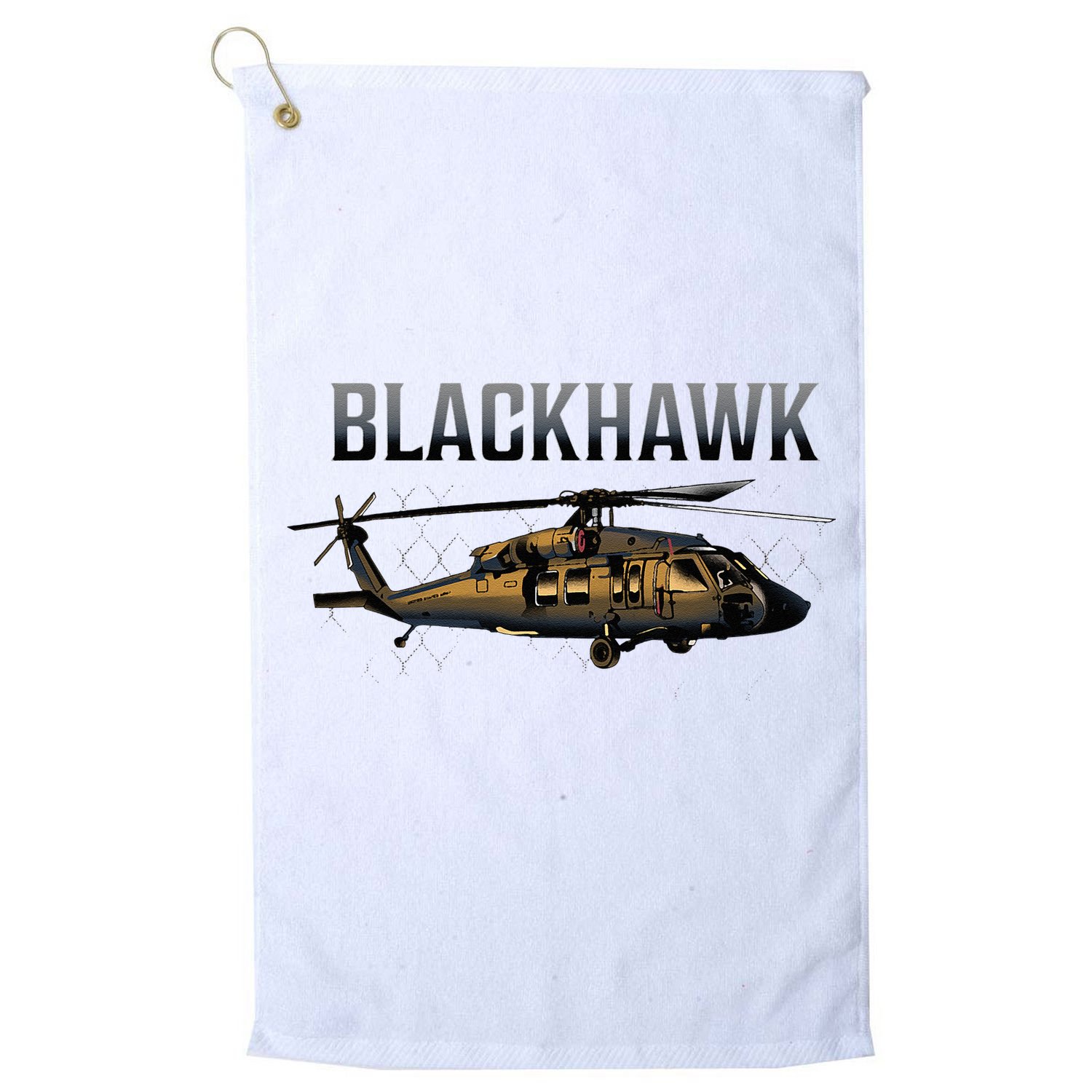 Blackhawk Military Helicopter Golf Towel