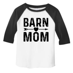 Barn Mom Horse Riding Barnyard Animals Mothers Day Funny Gift Toddler Fine Jersey T-Shirt