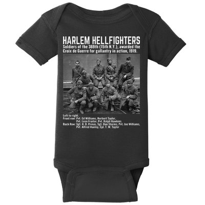 Black Military History USA Black History Harlem Hellfighters Baby Bodysuit