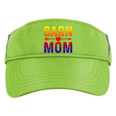 Barn Mom Horse Riding Barnyard Animals Mothers Day Funny Gift Adult Drive Performance Visor