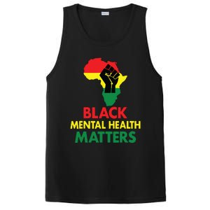 Black Mental Health, African Map Mental Health Awareness PosiCharge Competitor Tank