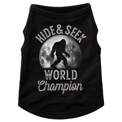 Bigfoot Moon Hide And Seek World Champion Sasquatch Doggie Tank