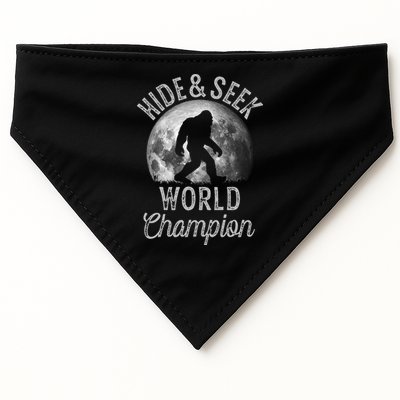Bigfoot Moon Hide And Seek World Champion Sasquatch USA-Made Doggie Bandana