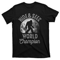 Bigfoot Moon Hide And Seek World Champion Sasquatch T-Shirt