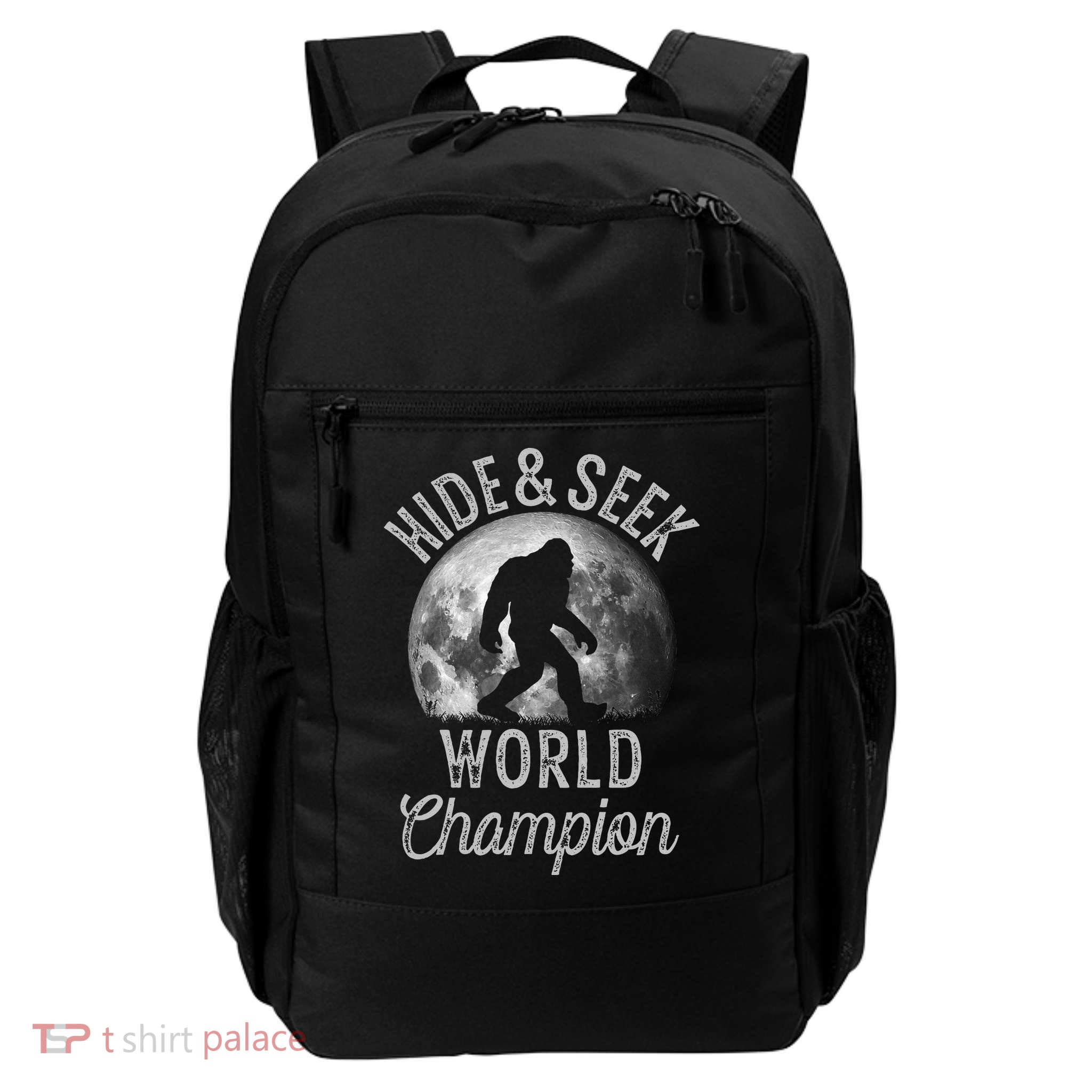 Bigfoot Moon Hide And Seek World Champion Sasquatch Daily Commute Backpack