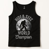 Bigfoot Moon Hide And Seek World Champion Sasquatch Tank Top