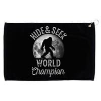 Bigfoot Moon Hide And Seek World Champion Sasquatch Grommeted Golf Towel