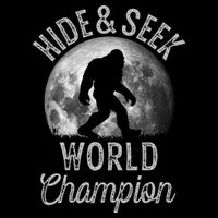 Bigfoot Moon Hide And Seek World Champion Sasquatch Visor