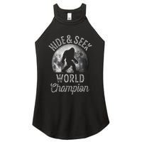 Bigfoot Moon Hide And Seek World Champion Sasquatch Women's Perfect Tri Rocker Tank