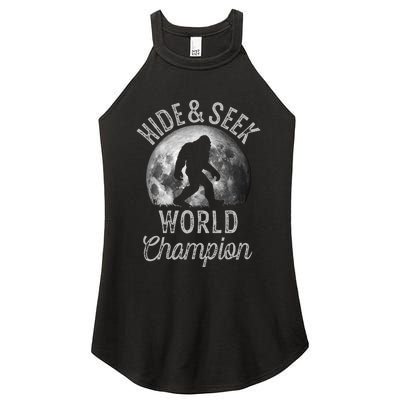 Bigfoot Moon Hide And Seek World Champion Sasquatch Women’s Perfect Tri Rocker Tank