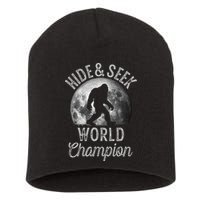 Bigfoot Moon Hide And Seek World Champion Sasquatch Short Acrylic Beanie