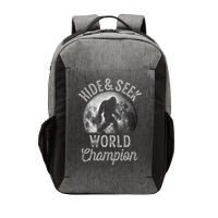 Bigfoot Moon Hide And Seek World Champion Sasquatch Vector Backpack
