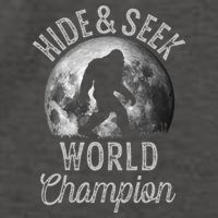 Bigfoot Moon Hide And Seek World Champion Sasquatch Vector Backpack