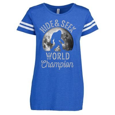 Bigfoot Moon Hide And Seek World Champion Sasquatch Enza Ladies Jersey Football T-Shirt