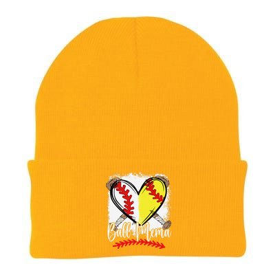 Ball Mema Heart Funny Softball Baseball Knit Cap Winter Beanie