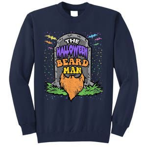 Beard Man Halloween Costume Funny Bearded Facial Hair Tall Sweatshirt