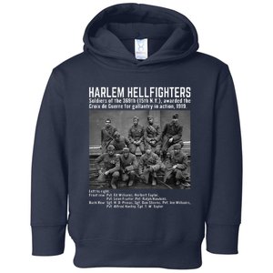 Black Military History USA Black History Harlem Hellfighters Toddler Hoodie