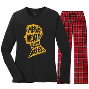 Beyondkings Mental Health Women's Long Sleeve Flannel Pajama Set 