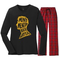 Beyondkings Mental Health Women's Long Sleeve Flannel Pajama Set 