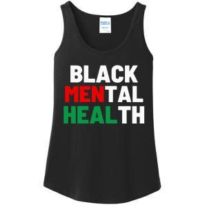 Black Mental Health Matters Ladies Essential Tank