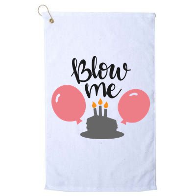 Blow Me Hilarious Trendy Birthday Golf Towel