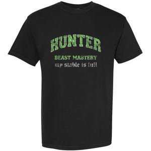 Beast Mastery Hunter MMO Gamer Garment-Dyed Heavyweight T-Shirt